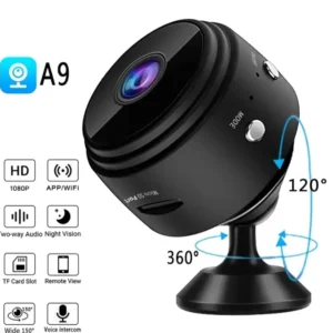 A9 Mini Spy Camera, 1080P HD Mini WiFi Spy Camera for Mobile Viewing, Indoor Micro Long Life Surveillance Cameras, Outdoor/Indoor Camera with Recording
